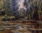 克劳德 莫奈 : The Water-Lily Pond and Bridge